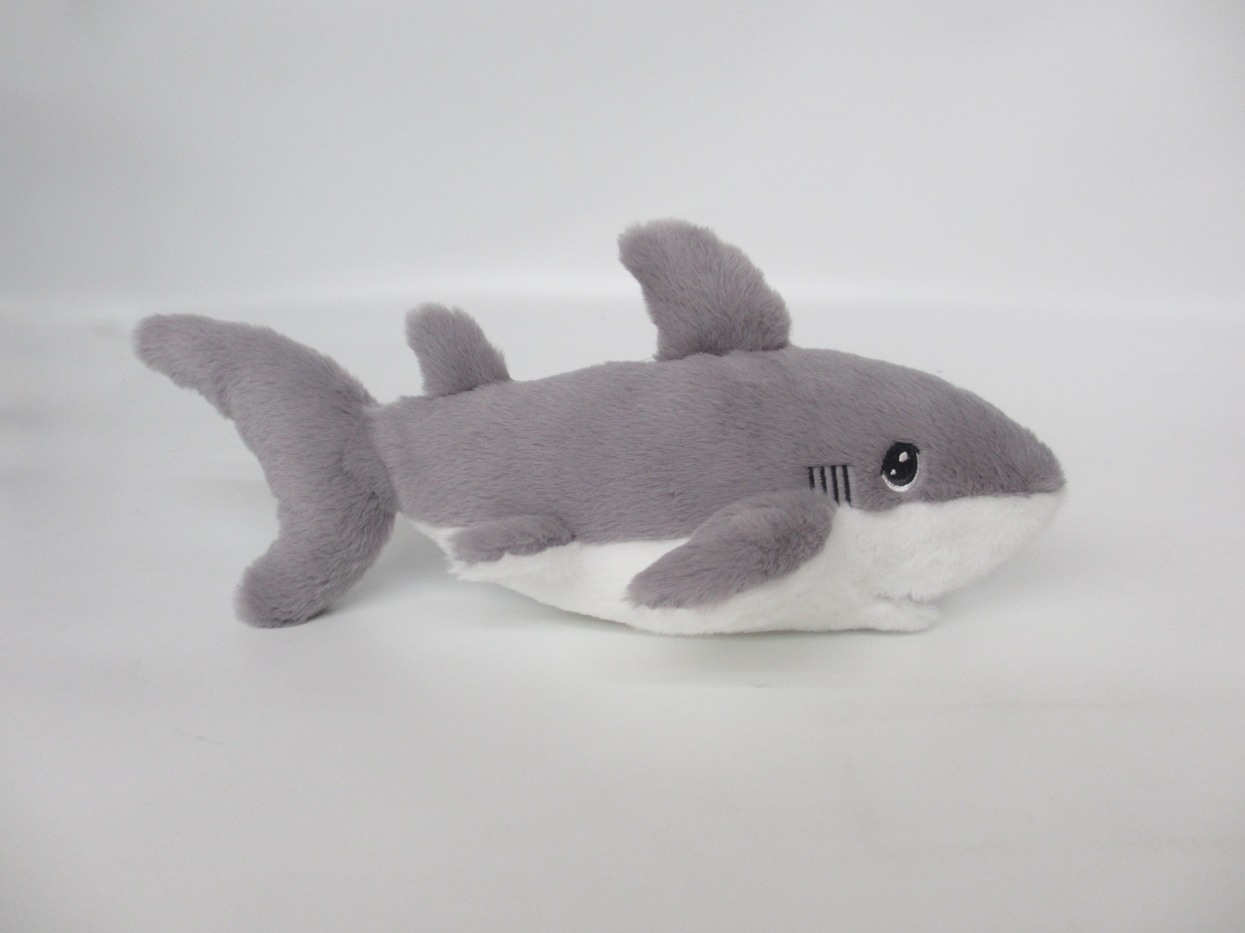 Peluche de tiburón de color gris, peluche de tiburón, juguetes personalizados para regalos