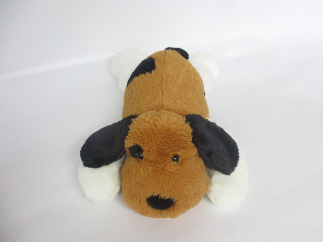 Almohada personalizada para perros con posición hacia abajo, almohada grande para perros con orejas de peluche, almohadas para muñecas para niños