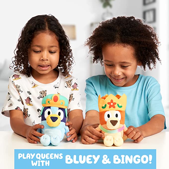 Muñeco de peluche Royal Bluey & Bingo personalizado