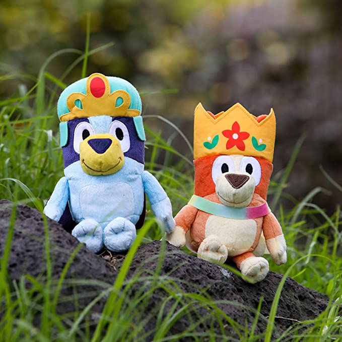 Muñeco de peluche Royal Bluey & Bingo personalizado