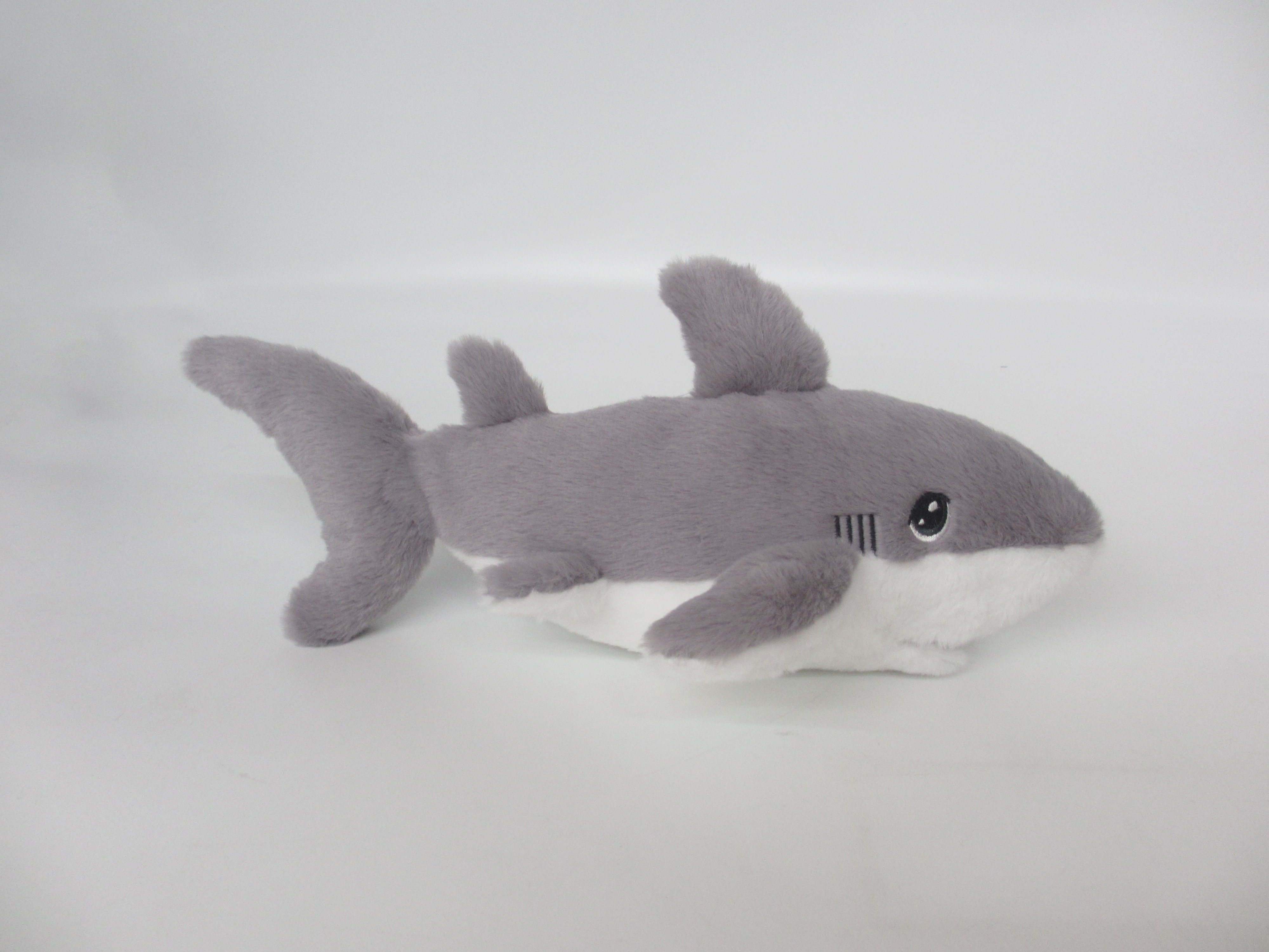 Peluche de tiburón de color gris, peluche de tiburón, juguetes personalizados para regalos