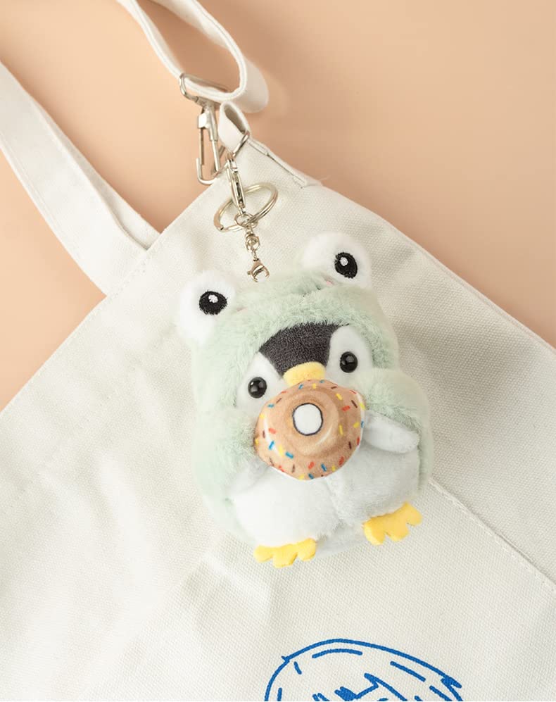 Creativo lindo pingüino forg llavero bolso de mano bolso mochila decoración llavero