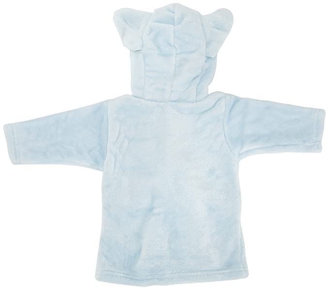 0-9 Meses Bebé Unisex Suave Bebé Felpa Azul Elefante Animal Cara Albornoz